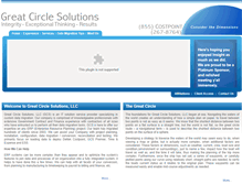 Tablet Screenshot of greatcirclesolutions.com